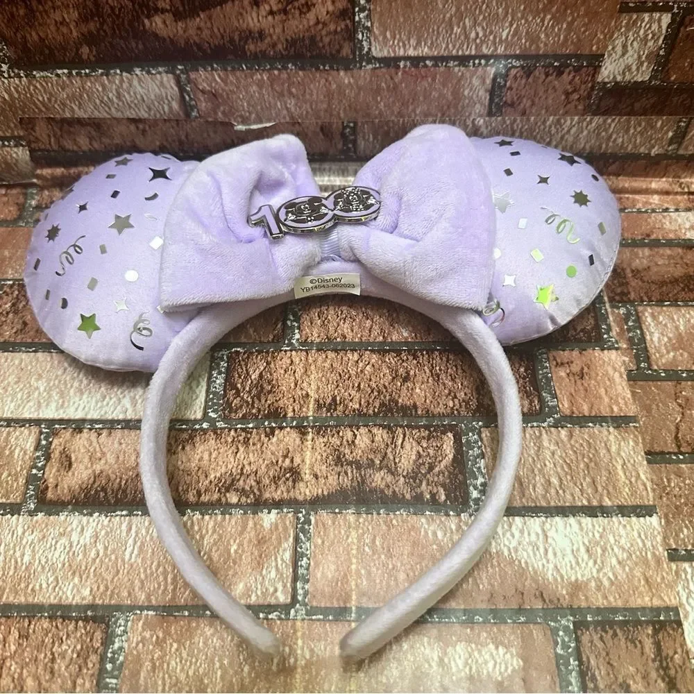 Disney Minnie Mouse Silver Minnie Mouse Ears Headband